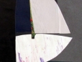  o.T./11  Ölkreide, Zeitschriften, Prospekte  21cm x 29cm  2011